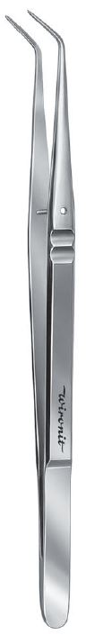 TWEEZERS COLLEGE SERRATED 150MM