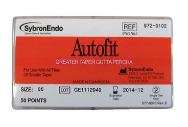 AUTOFIT GUTTA PERCHA TAPER 0.06 WHITE