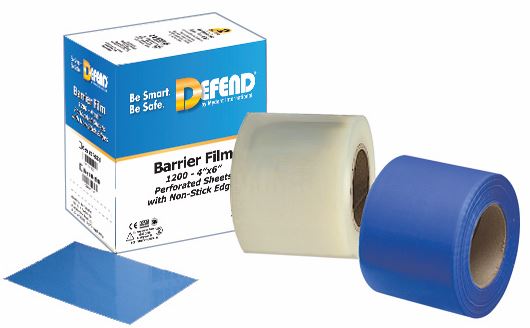 DEFEND BARRIER FILM BLUE 4X6" (10X15CM) /1,200