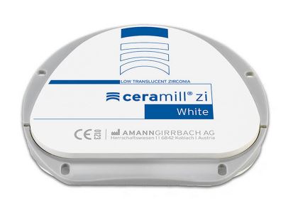 [AM760174] CERAMILL ZI (ZIRCONIA) WHITE 16MM 71