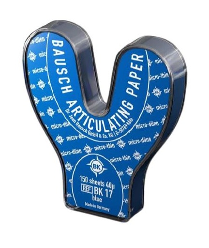 [BABK17]  ARTICULATING HORSESHOE BLUE 40UM /150