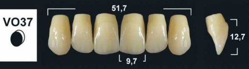 [GBVO37-A35U] VO37 A35 UPPER ANTERIOR TRIBOS TEETH