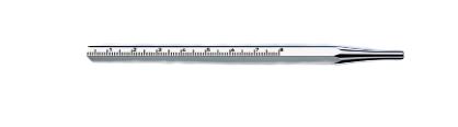 [HH474] MIRROR HANDLE METAL WITH RULER