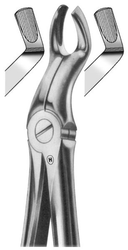 [HMHSA02367] EXTRACTION FORCEPS UPPER THIRD MOLAR 67