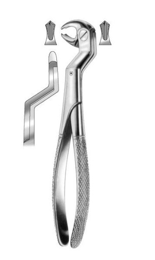 [HMHSA08022] EXTRACTION FORCEPS LOW 3RDMOLARS 22 LEFT