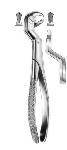 [HMHSA08122] EXTRACTION FORCEPS LOW 3RDMOLARS 22 RIGHT