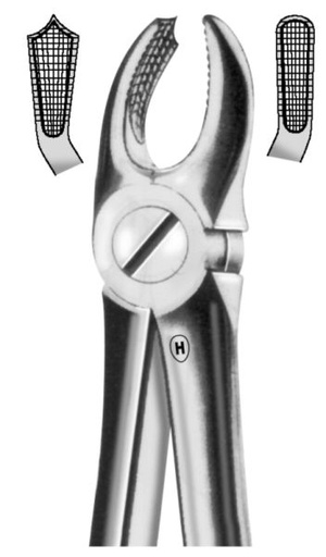 [HMHSA10418] EXTRACTION FORCEPS UPPER MOLAR LEFT 18