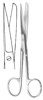 [HMHSB08411] SCISSORS STRAIGHT 115MM