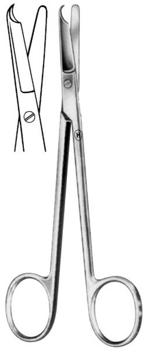 [HMHSB28814] SUTURE SCISSORS LITTAUER STRAIGHT 140MM