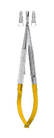 [HMHSD33014] NEEDLE HOLDER MICRO TC RATCHET STR 140MM