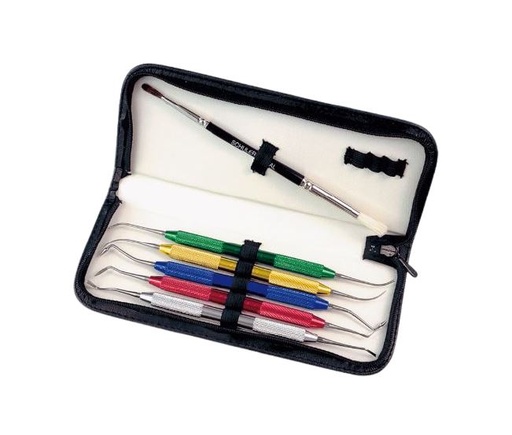 [HMHSL02315] PK THOMAS WAX INSTRUMENT SET WITH BRUSH