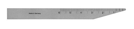 [HMHSL24870] RULER STAINLESS STEEL 110MM 0-60MM