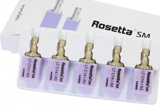 [HSRSMLTC14A1] ROSETTA SM SHADE A1 LT C14 14MM BLOCK/5