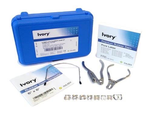 [IV50057966]  IVORY RUBBER DAM COMPLETE KIT (57966)