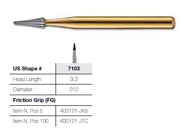 [JE71035FG] 7103-5 FG JET CARBIDE CONCAVE 012 /5