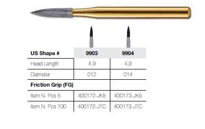 [JE99035FG] 9903-5 FG JET CARBIDE NEEDLE FINISHING/5
