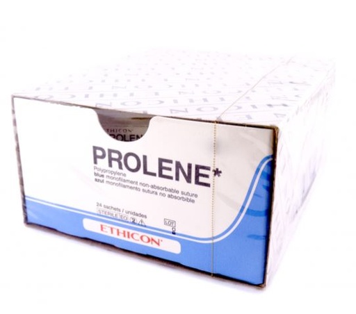[JMW8010T] SUTURE PROLENE 5/0 19MM PRIME/24