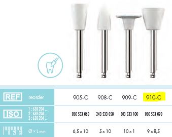 [KE910C012] CGI PREPOLISHER WIDE CUP WHITE /12