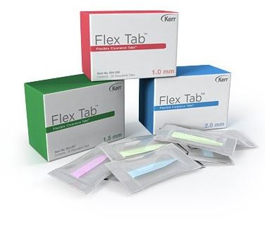 [KR004008] FLEXIBLE CLEARANCE TABS BLUE 2.0MM