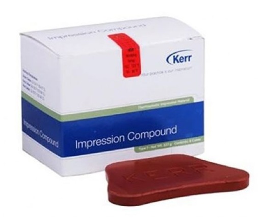 [KR00429] KERR IMPRESSION COMPOUND RED CAKE 227G/8