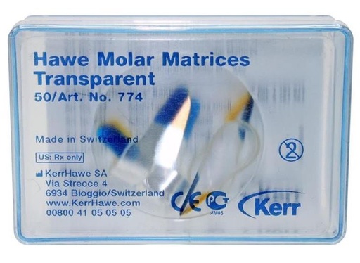 [KR774] TRANSPARENT MOLAR MATRIX BANDS /50