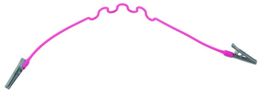 [LAA33P] EXTENDABLE BIB HOLDER PINK /4