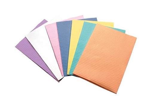 [LAC42VE] BIB GREEN PAPER PLASTIC BACK 45X32CM/500