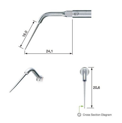 [NKZ217307] NSK ENDO TIP E7 FOR NSK/SATELEC