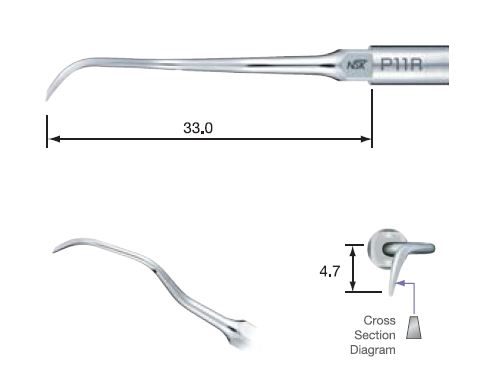 [NKZ217408] NSK SCALING TIP P11R FOR NSK AND SATELEC
