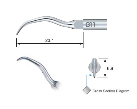 [NKZ217411] NSK SCALING TIP G11 FOR NSK AND SATELEC