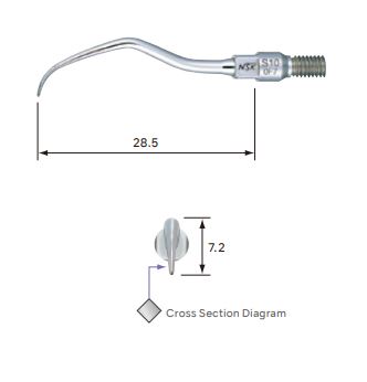 [NKZ252420] NSK AIR SCALER TIP PERIO TIP S10
