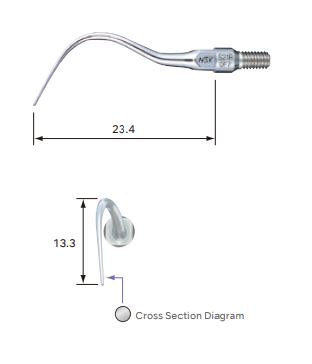 [NKZ252442] NSK AIR SCALER TIP PERIO TIP S21R