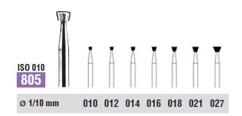 [NO805018F] 805-018 DIAMOND FG NORTHBEL BURS PKT 5