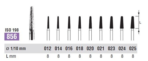 [NO856018F] 856-018 DIAMOND FG NORTHBEL BURS PKT 5
