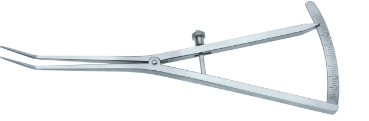 [SACASTROCALANGS] CASTROVIEJO CALIPER SHORT 40MM 30 DEG ANGLED 9CM