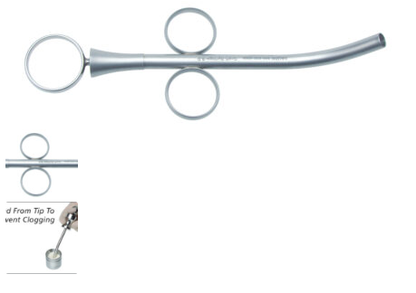 [SAGRAFTSYR6.0] RING HANDLE GRAFT SYRINGE 6.0MM CURVED