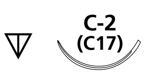 [SAL1011B] SUTURE POLYPROP 6/0 C2 NEEDLE /12