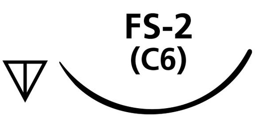 [SAL592B] SUTURE PLAIN GUT 3/0 C6 FS2 NEEDLE /12