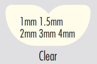 [SOSQ5CL] M/GUARD SQ 5MM CLEAR 127MM