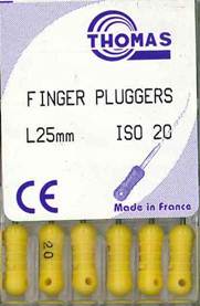 [THPL2520] FINGER PLUGGER 25MM 20 /6