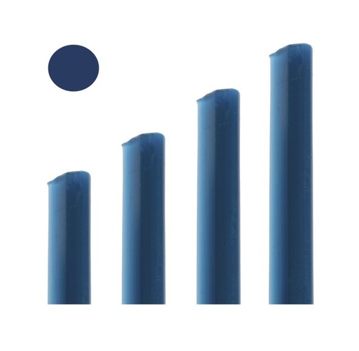 [YE1510600] WAX PROFILE BAR ROUND BLUE 0.6MM 12G