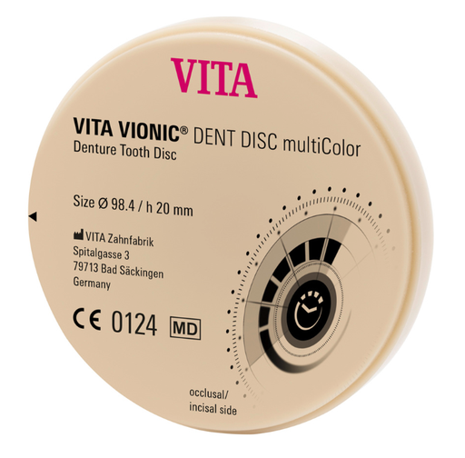 [VIADC29820] VITA VIONIC DENT DISC multiColor, C2, Ø 98.4 x h 20 mm