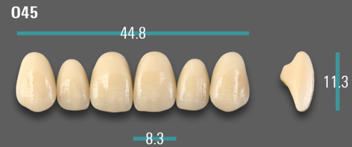 [VIABA35VO45] VITA VIONIC VIGO Anterior, A3.5, O45